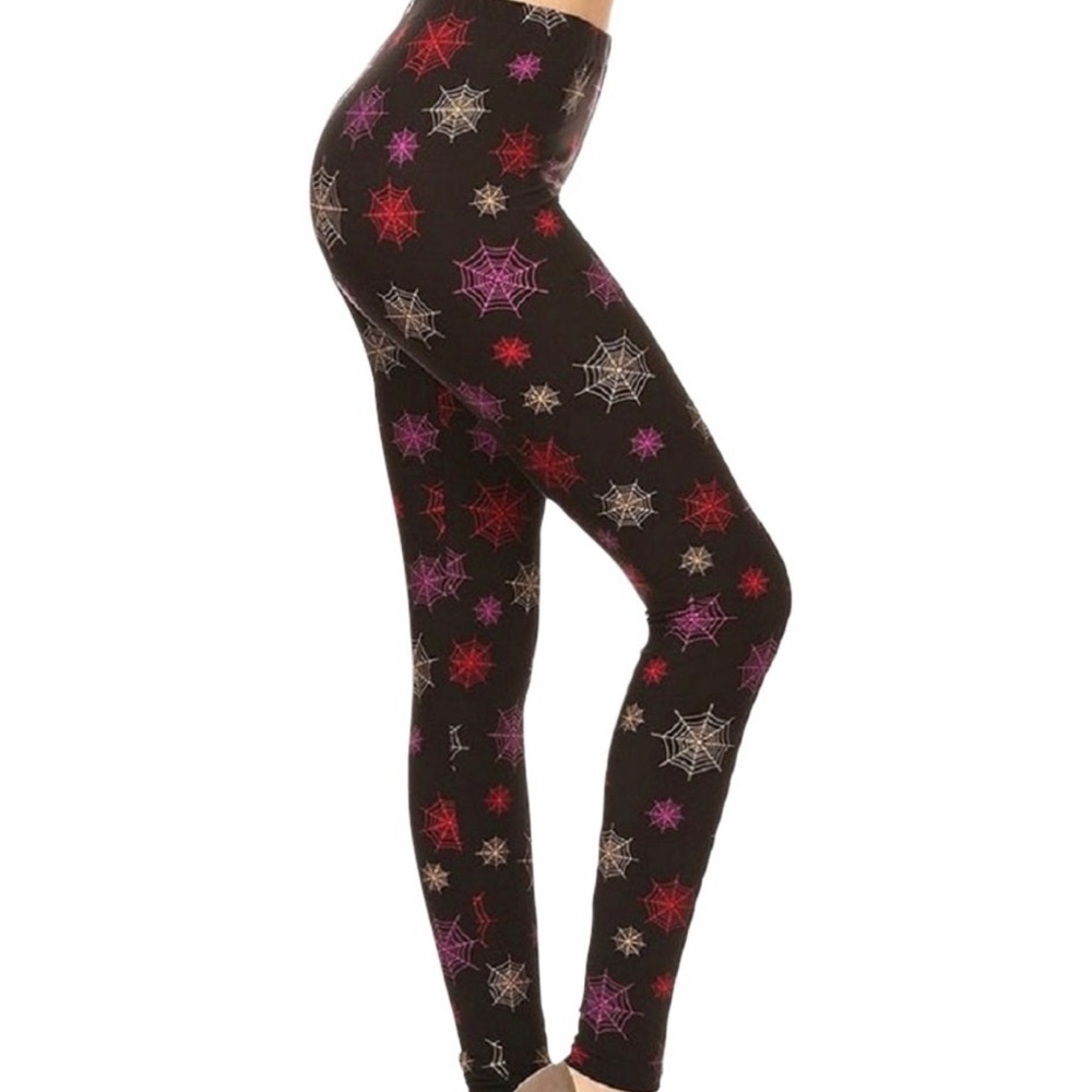 🎃Final Price🎃 Halloween Colorful Webbed Leggings